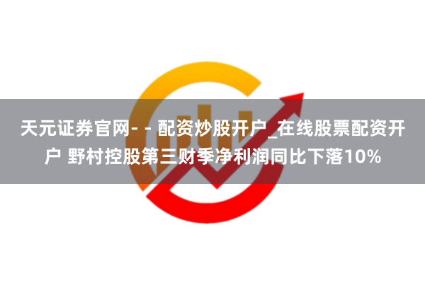 天元证券官网- - 配资炒股开户_在线股票配资开户 野村控股第三财季净利润同比下落10%